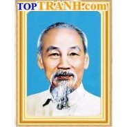 tranh thêu chữ thập ảnh Bác Hồ