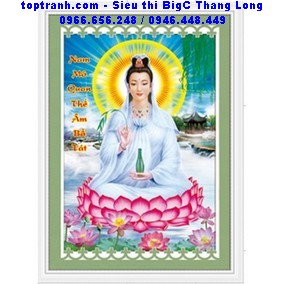 Tranh thêu Quan âm bồ tát