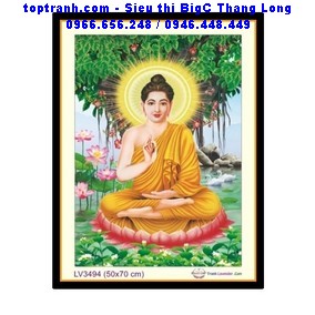 Tranh thêu Phật thích ca mâu ni