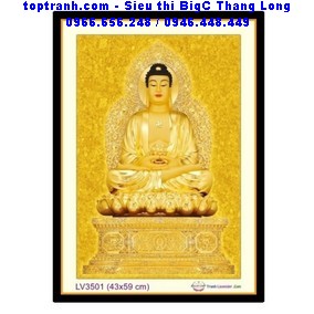 Tranh thêu Phật Adi đà