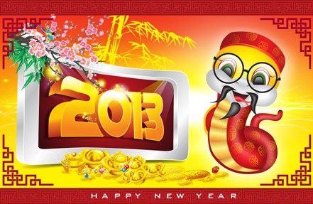 Thông báo lịch nghỉ Tết Tân Tỵ 2013