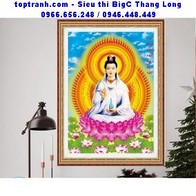 Tranh thêu Quan âm bồ tát