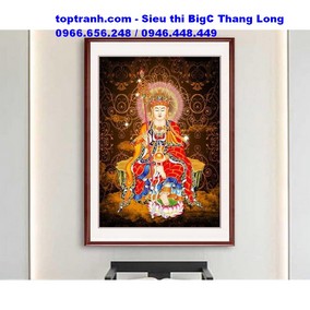 Tranh thêu Địa tạng vương bồ tát