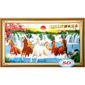 Tranh thêu mã đáo thành công