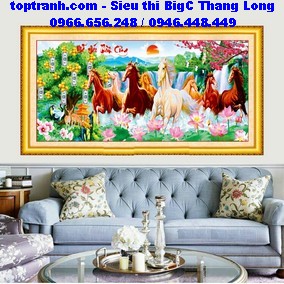 Tranh thêu mã đáo thành công