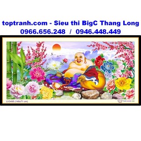 Tranh thêu phật Di lặc