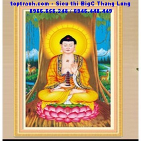 Tranh thêu phật Dược sư