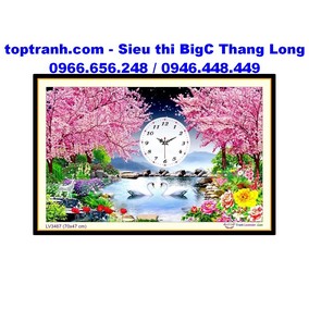 Đồng hồ cảnh hồ thiên nga